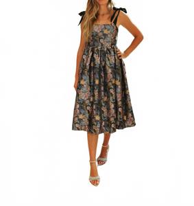 Связанное жаккардовое мини-платье в разноцветном исполнении Aureum, мультиколор