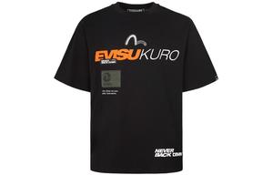 Футболка мужская черная Evisu, черный