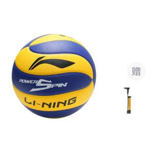 LINING Мяч для волейбола PU размер 5 унисекс желто-синий