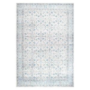 Винтажный ковер с цветочным рисунком в рамке из линди Nuloom, 244x244 см, круглый