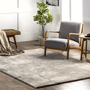 Ковер Loni Solid Shag Area Rug nuLOOM, 61x91 см, бежевый