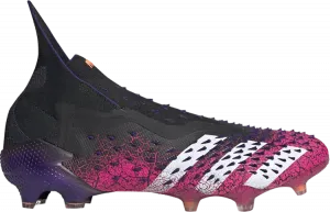 Бутсы Adidas Predator Freak+ FG 'Demonskin - Black Shock Pink', розовый