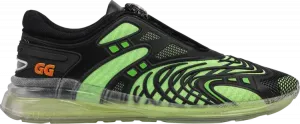 Кроссовки Gucci Ultrapace R Black Green, черный