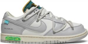 Кроссовки Nike Off-White x Dunk Low 'Lot 42 of 50', белый