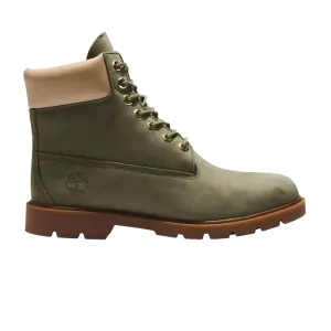 Мужские ботинки Timberland Premium средней высоты из нубука, зеленый