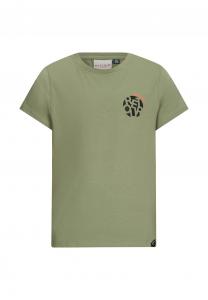 Футболка с принтом Retour Jeans, светло-зеленый