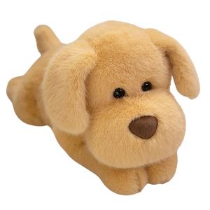 Милые плюшевые куклы золотистого ретривера высота 40см/50см/60см MIXIANG, коричневый