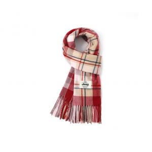 Jeep Полиэстеровый вязаный шарф унисекс, Red