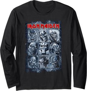 Футболка с длинным рукавом Iron Maiden - Nine Eddies, черный