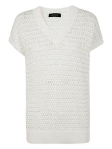 Футболка ажурной вязки Fabiana Filippi, белый