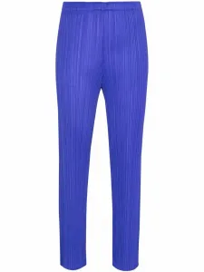 Плиссированные брюки Monthly Colours January Pleats Please Issey Miyake, синий