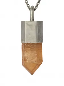 Ожерелье-талисман с железным кварцем Parts Of Four, серебристый