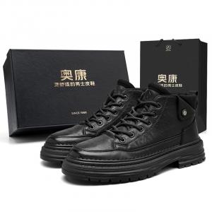 Aokang Мужские ботинки Martin, черный
