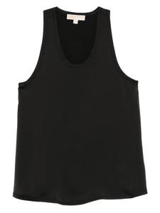 Топ без рукавов с круглым вырезом Michael Kors, черный