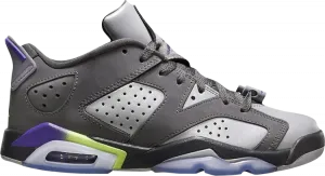 Кроссовки Air Jordan 6 Retro Low PS Dark Grey, серый