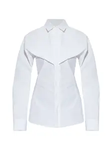 Рубашка с шалевым воротником Jacquemus, белый