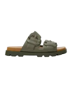 Удобные сандалии с пряжками Camper, зеленый