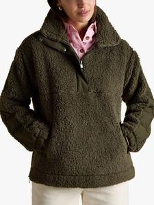 Флисовая кофта с молнией до половины Joules, Khaki