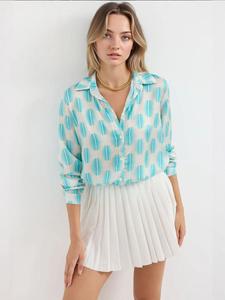 Блуза Bigdart, светло-голубой