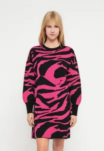 Платье-Свитер onlhilla с круглым вырезом Only, Black/Beetroot Purple