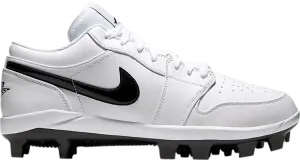 Бутсы Jordan 1 Retro MCS Low White Black, белый