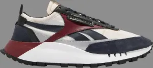 Кроссовки romantic crown x classic legacy core 'white collegiate burgundy' Reebok, пломбир