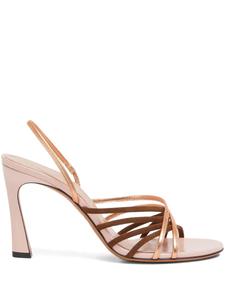 Кожаные сандалии Marni, коричневый