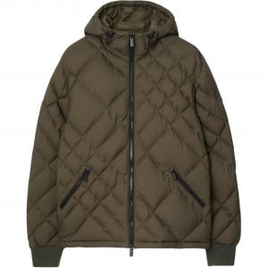 Стеганая куртка с капюшоном Burberry, marsh зеленый