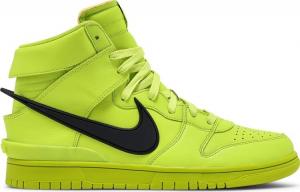 Кроссовки Nike AMBUSH x Dunk High 'Flash Lime', желтый