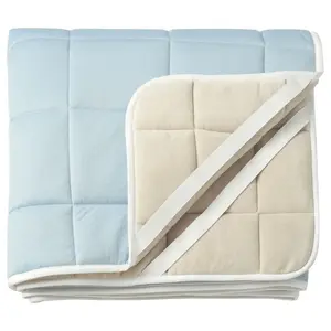 Наматрасник Ikea Kejsarolvon, 160х200, бежевый/синий