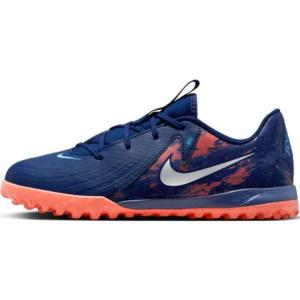 Футбольные бутсы Jr. Phantom GX 2 Academy с низким верхом, амортизирующими, противоскользящими, износостойкими и отскоковыми подошвами Nike, синий