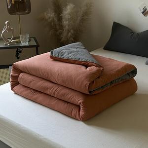 Muji Одеяло 180х220 см, вес 1,75 кг, из скин-френдли вельвета, цвет Aicheng Light Gray