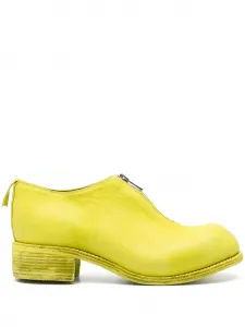 Ботильоны Pl0fz 45 на молнии Guidi, зеленый