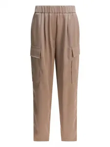 Брюки-карго с эластичной талией Semper, нейтральный