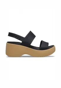 Сандалии на платформе brooklyn sky Crocs, Black Cashew