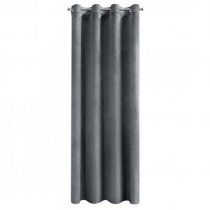 Еврофиранная штора Мелани розовая 140см х 250см Eurofirany, серый