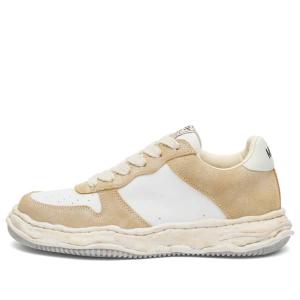 Нейлоновые винтажные замшевые низкие кеды Wayne Maison Mihara Yasuhiro, белый