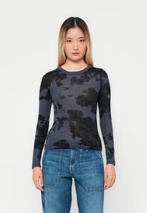 Топ G-STAR Long sleeved top, India Ink Forest Camo/Grey