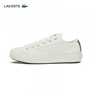 Кроссовки женские Lacoste на шнуровке, белый