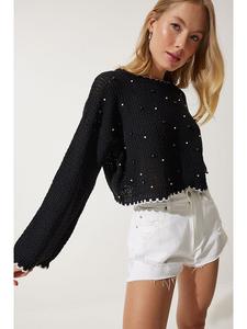 Пуловер Happiness Istanbul Pullover, черный