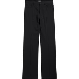 Хлопковые брюки по фигуре Balenciaga, черный