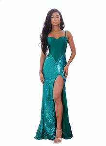 Платье-комбинация макси Sweetheart цвета изумруда Portia&Scarlett, изумрудный