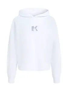 KARL LAGERFELD JEANS Толстовка в белом цвете