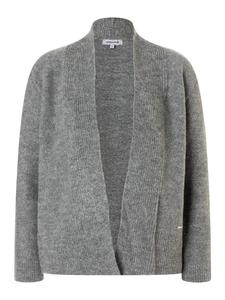 Кардиган с открытым передом в теплом сером меланжевом цвете More & More