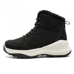 Утепленные высокие противоскользящие ботинки Crew Snow для женщин WARRIOR, черный