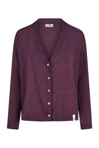 Вязаный кардиган Cotton Candy, Wine Red