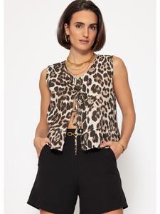 Топ SASSYCLASSY, коричневый