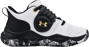 Кроссовки Under Armour Zone BB PS White Black, белый