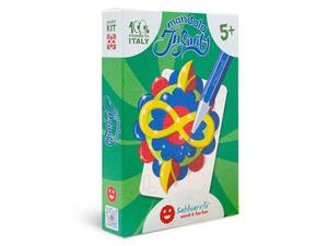 Sabbiarelli, волшебный песок для раскрашивания, Pocket Kit, Мандала