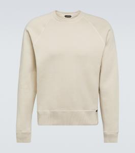 Хлопковая толстовка Tom Ford, бежевый